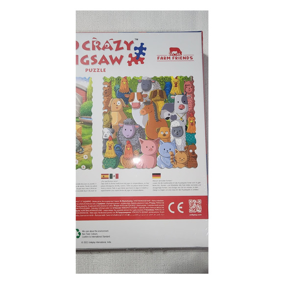 go crazy jigsaw puzzle farm animals 180 pcs - Picture 5 of 7